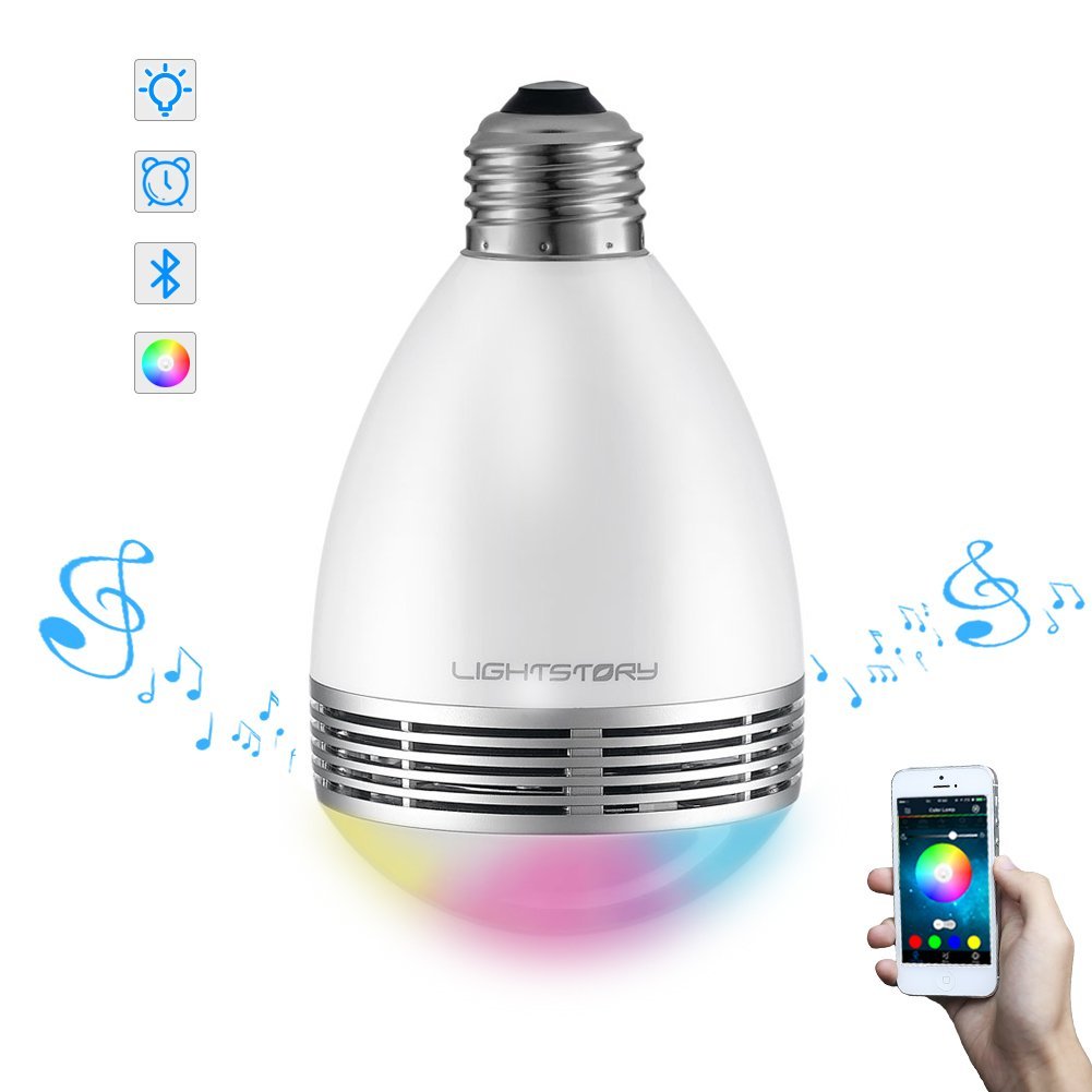 Lightstory Bluetooth Light Bulb Speaker, BL06A